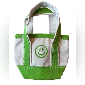 Urban Outfitters Micro Tote Green Canvas Bag